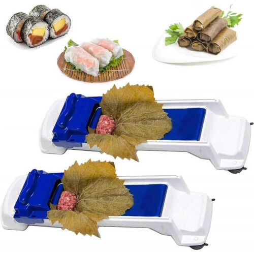 (2pcs) Vegetable Meat Rolling Tool, Stuffed Vine Leaf Grape & Cabbage Leaves Roller, DIY Sushi Roller Meat Cabbage Leaf Rolling Tool