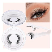 (6mm-11mm) Magnetic Eyelashes, Magnetic False Eyelashes Kit No Glue with Applicator, 3D Natural Look Eyelash Extensions Magnetic Eyelash