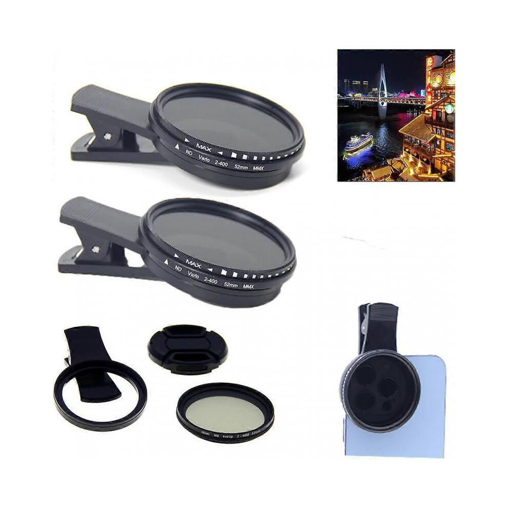 (2Pcs) Solar Eclipse Camera Lens Filter For Smartphone Imaging Enhancing, Universal Eclipse Imaging Enhancing Camera Lens Filter 5004229741084