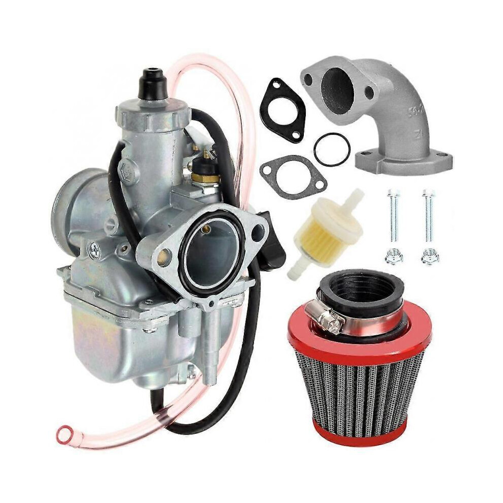 Vm22 26mm Carburetor Air Filter Intake Pipe Kit for Mikuni 110cc 125cc 140cc Pit Dirt Bike Pitpro A