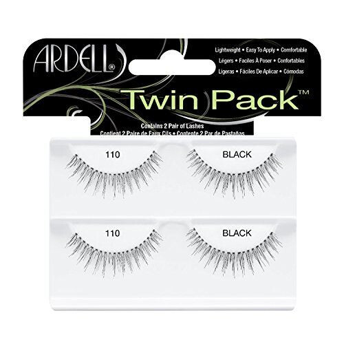 Ardell Ardell Twinpack 110 Μαύρες ψεύτικες βλεφαρίδες, εύκολες στην εφαρμογή, φυσική εμφάνιση