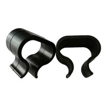 (As show, One size) 10 Pieces Outdoor Wicker Furniture Clips Sofa Rattan Chairs Connector Fastener Clamp Outdoor(Black, Large Size)