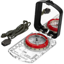 (As show, One size) Orienteering Map Compass -sighting Mirror Compass With Adjustable Declination,clinometer And Led Light For Hiking, Camping,orienteering,hunting,global