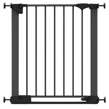 (Black, 68cm - 75cm) Safetots Safestep Baby Gate