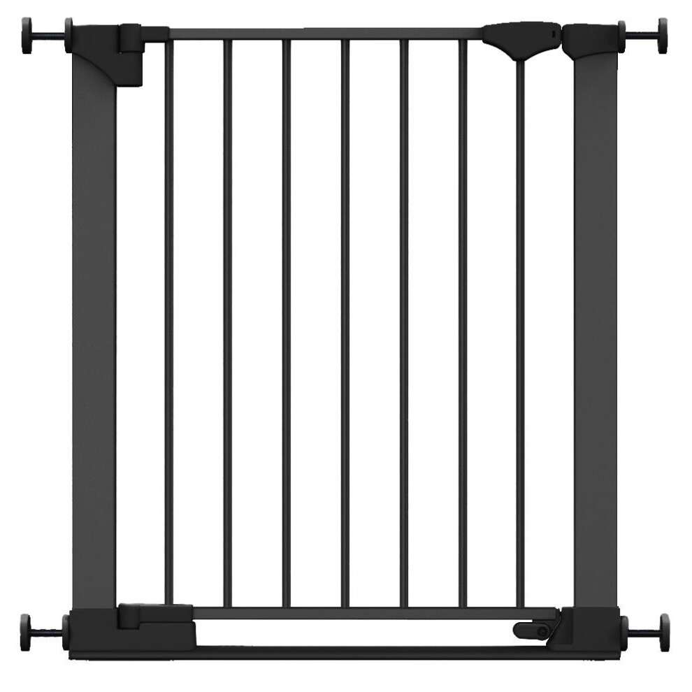 (, 68Cm - 75Cm) Safestep Baby Gate Black Safetots