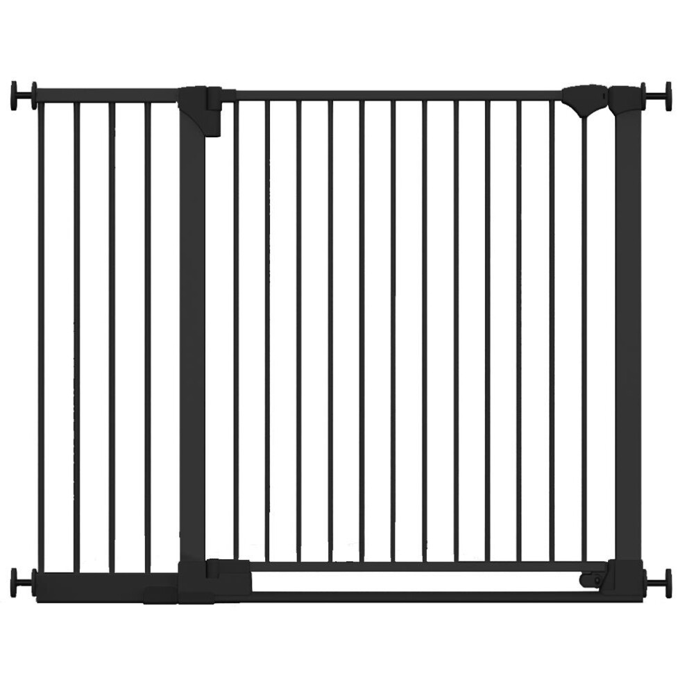 Safetots (, 124Cm - 131Cm) Safestep Baby Gate Black