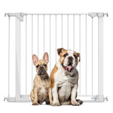 (Blanco, 103cm - 110cm) Bettacare Puerta para Perros SafeStep