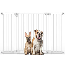 (Blanco, 152cm - 159cm) Bettacare Puerta para Perros SafeStep
