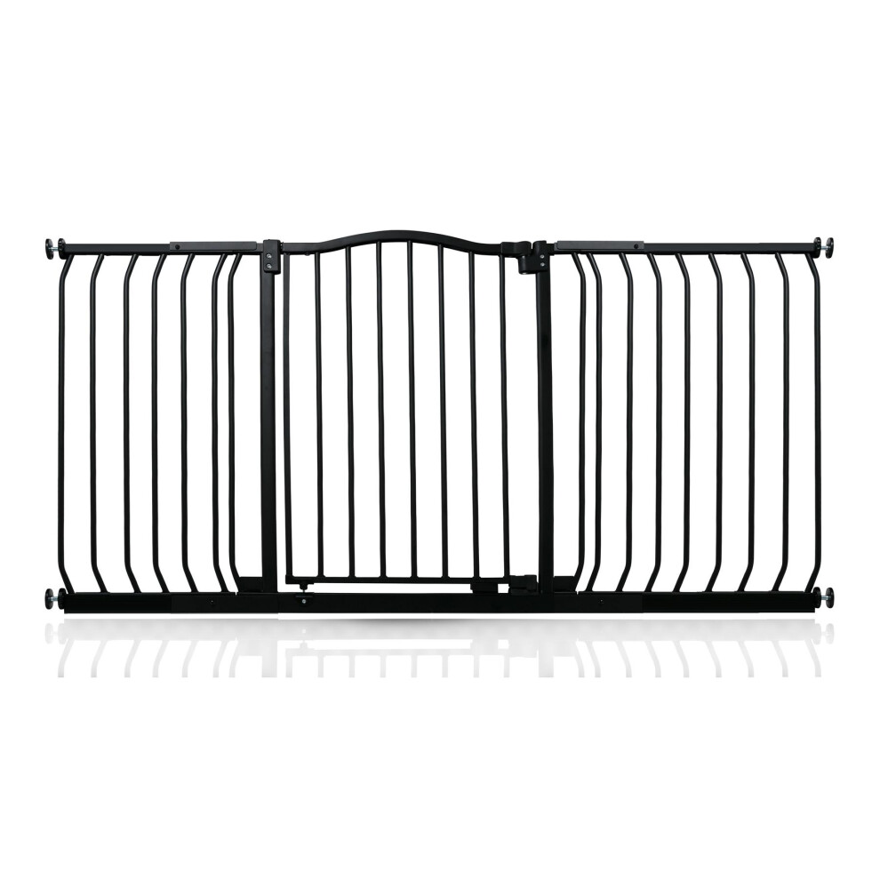 (Matt 152Cm - 161Cm) Curved Top Safety Gate Black Safetots