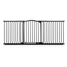 (Matt Black, 188cm - 197cm) Safetots Curved Top Safety Gate