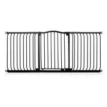 (Negro mate, 179cm - 188cm) Safetots Barrera de Tope Curvo para Bebés