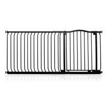 (Matt Black, 171cm - 180cm) Safetots Curved Top Safety Gate