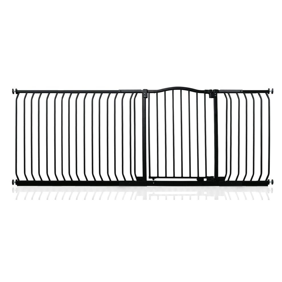Safetots (Matt 207Cm - 216Cm) Curved Top Safety Gate Black