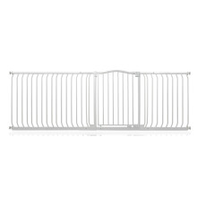 (Matt White, 225cm - 234cm) Safetots Curved Top Safety Gate