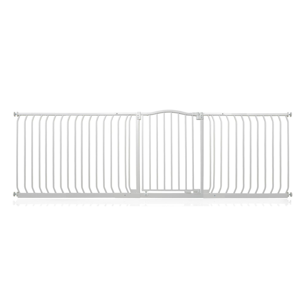 Safetots (Matt 234Cm - 243Cm) Curved Top Safety Gate White