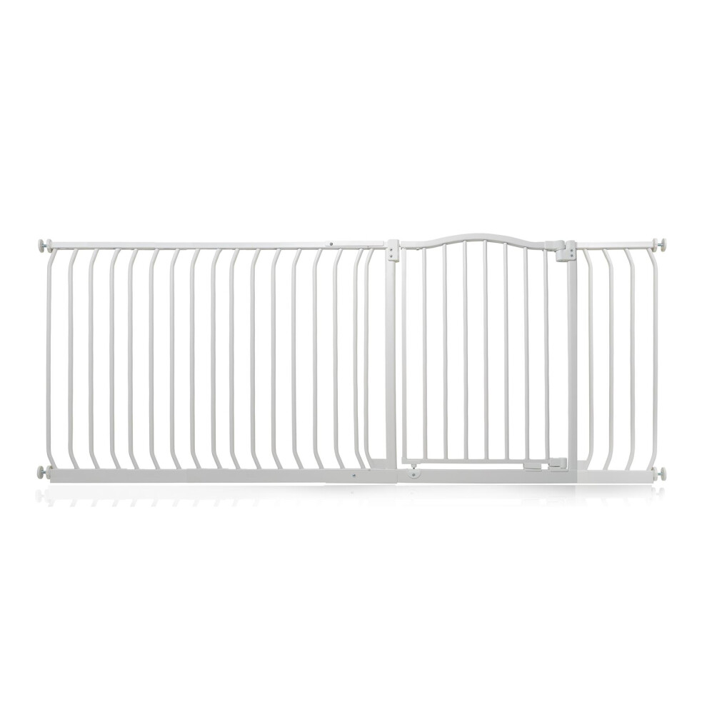 (Matt White, 189cm - 198cm) Safetots Curved Top Safety Gate-image-OPC-PH2NZBD-NEW