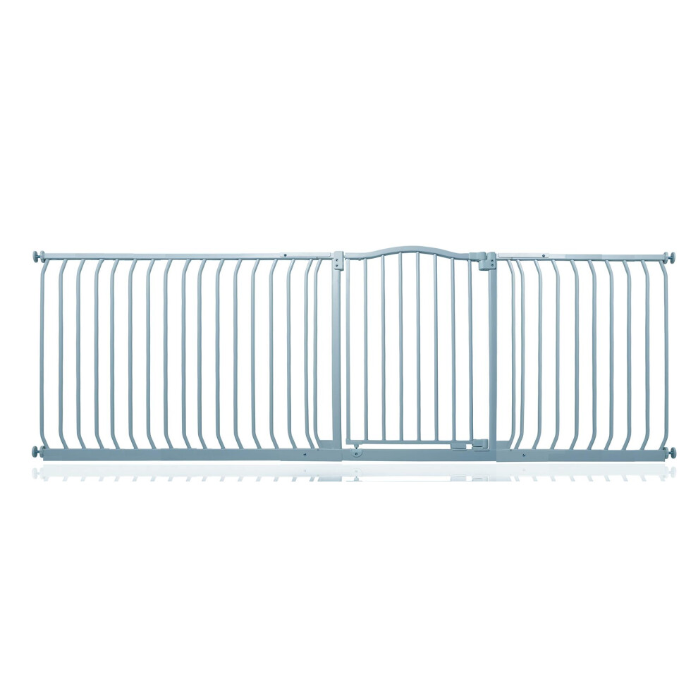 Safetots (Matt 225Cm - 234Cm) Curved Top Safety Gate Grey