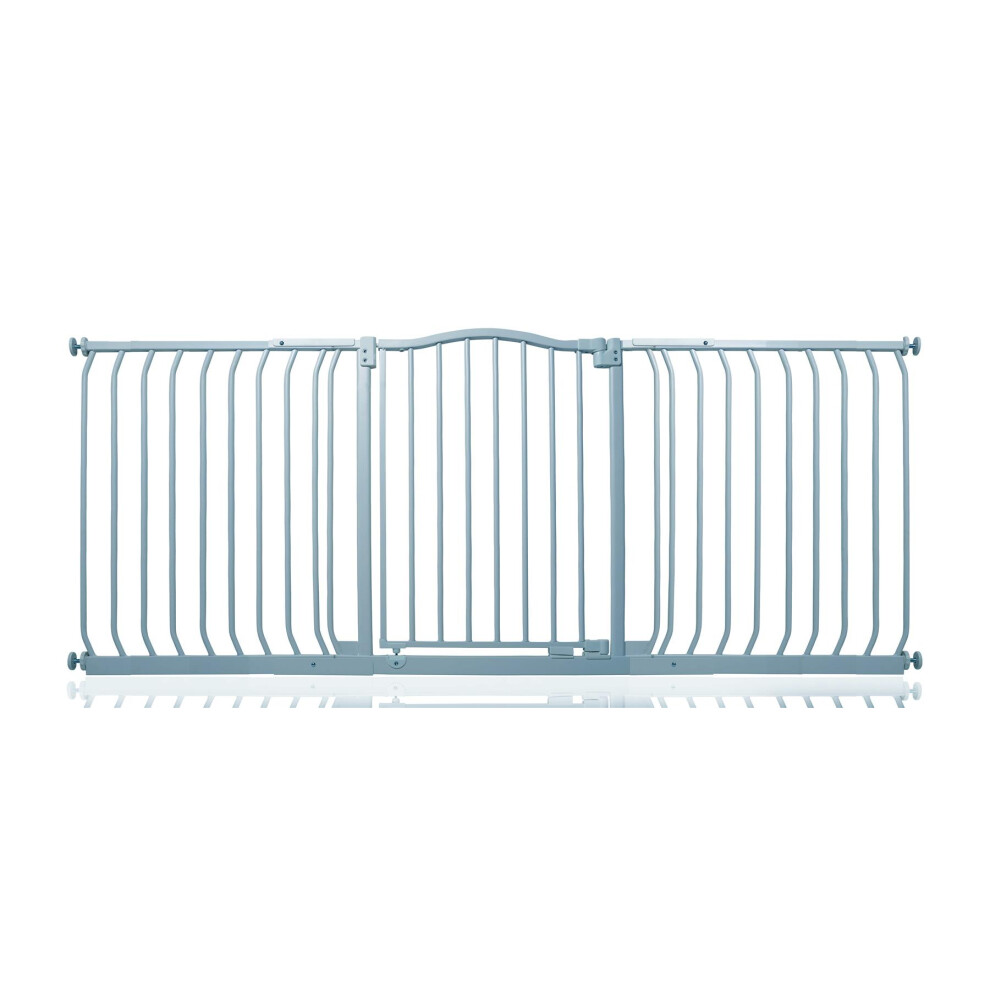Safetots (Matt 179Cm - 188Cm) Curved Top Safety Gate Grey