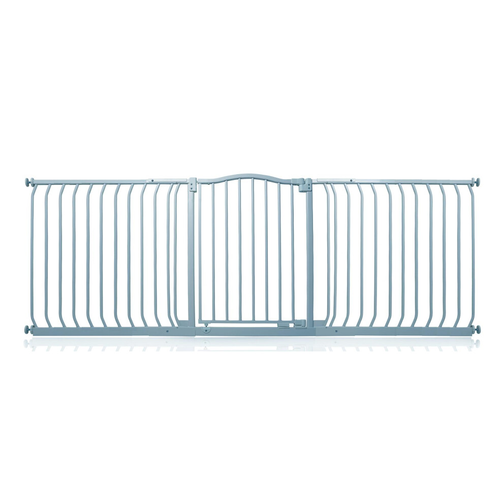 (Matt Grey, 197cm - 206cm) Safetots Curved Top Safety Gate-image-OPC-PH2NZCF-NEW