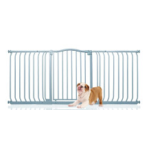 (Gris, 170cm - 179cm) Bettacare Barrera de Tope Curvo para Perros