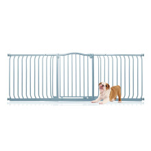 (Gris, 197cm - 206cm) Bettacare Barrera de Tope Curvo para Perros
