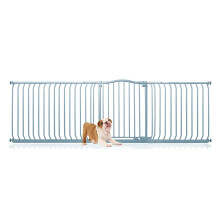 (Gris, 234cm - 243cm) Bettacare Barrera de Tope Curvo para Perros