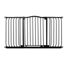 (Negro, 170cm - 179cm) Bettacare Barrera de Tope Curvo para Perros
