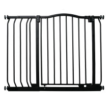 (Negro, 107cm - 116cm) Bettacare Barrera de Tope Curvo para Perros