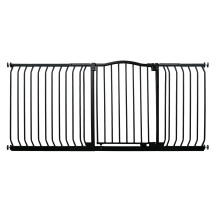 (Negro, 225cm - 234cm) Bettacare Barrera de Tope Curvo para Perros