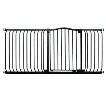 (Negro, 216cm - 225cm) Bettacare Barrera de Tope Curvo para Perros