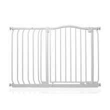 (Blanco, 107cm - 116cm) Bettacare Barrera de Tope Curvo para Perros