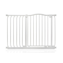 (Blanco, 98cm -107cm) Bettacare Barrera de Tope Curvo para Perros