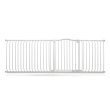 (Blanco, 216cm - 225cm) Bettacare Barrera de Tope Curvo para Perros