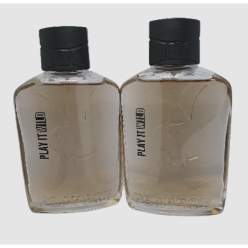 Playboy 2 x playboy play it wild 100ml eau de toilette unboxed