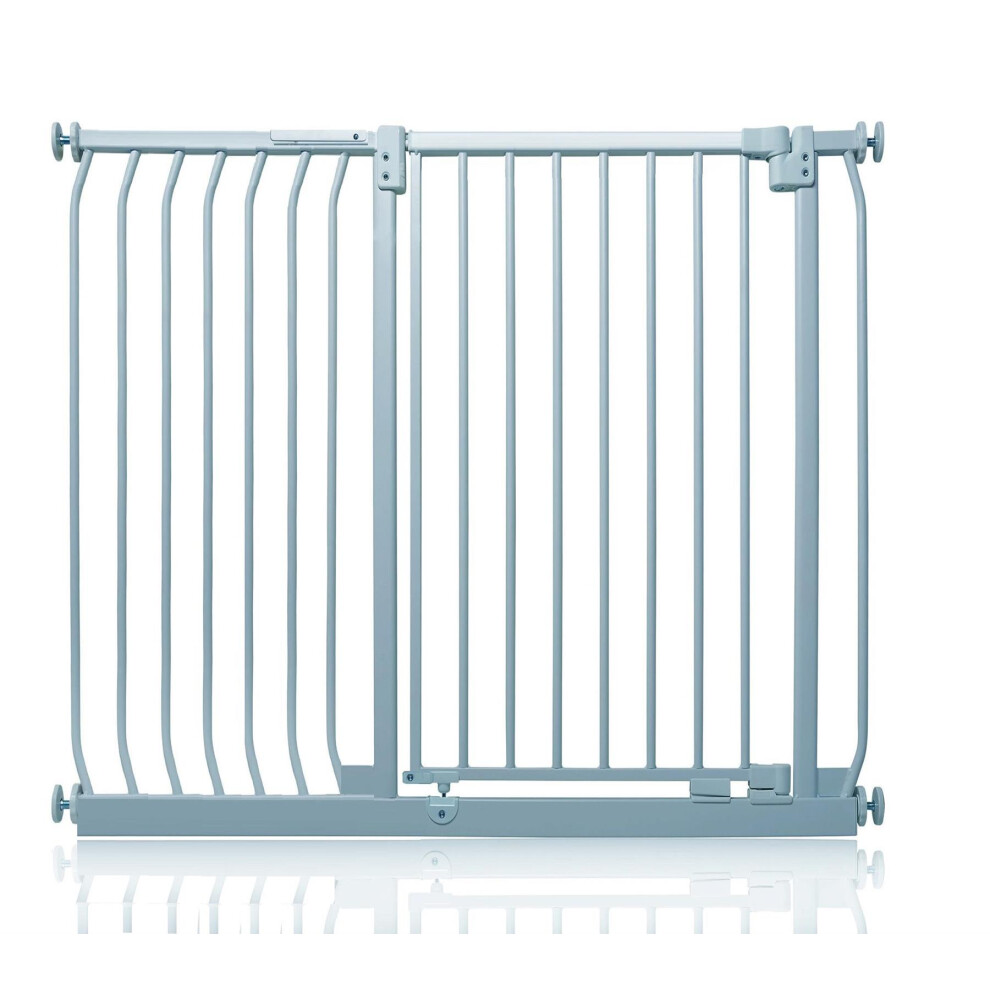 Safetots (Matt 116Cm - 125Cm) Extra Tall Elite Safety Gate Grey