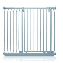 (Matt Gris, 107cm - 116cm) Safetots Barrera Extra Alta Elite de Seguridad para Bebés