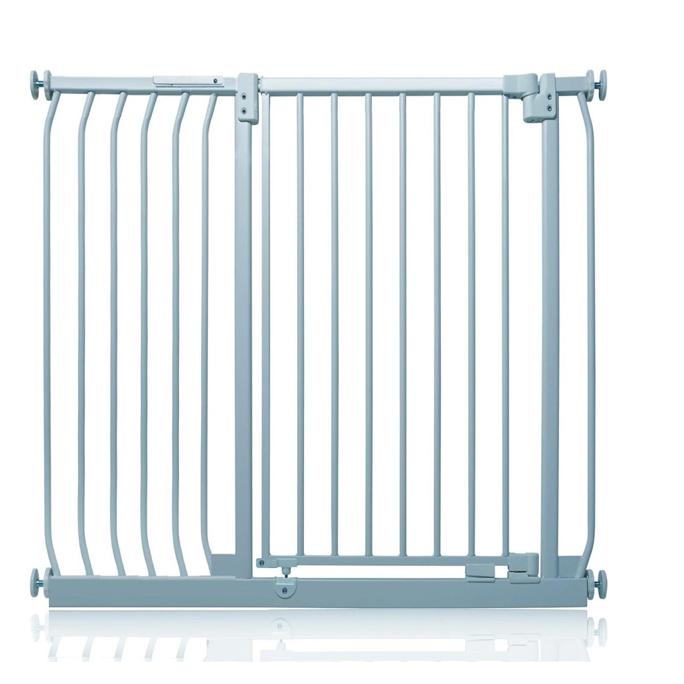 Safetots (Matt 107Cm - 116Cm) Extra Tall Elite Safety Gate Grey