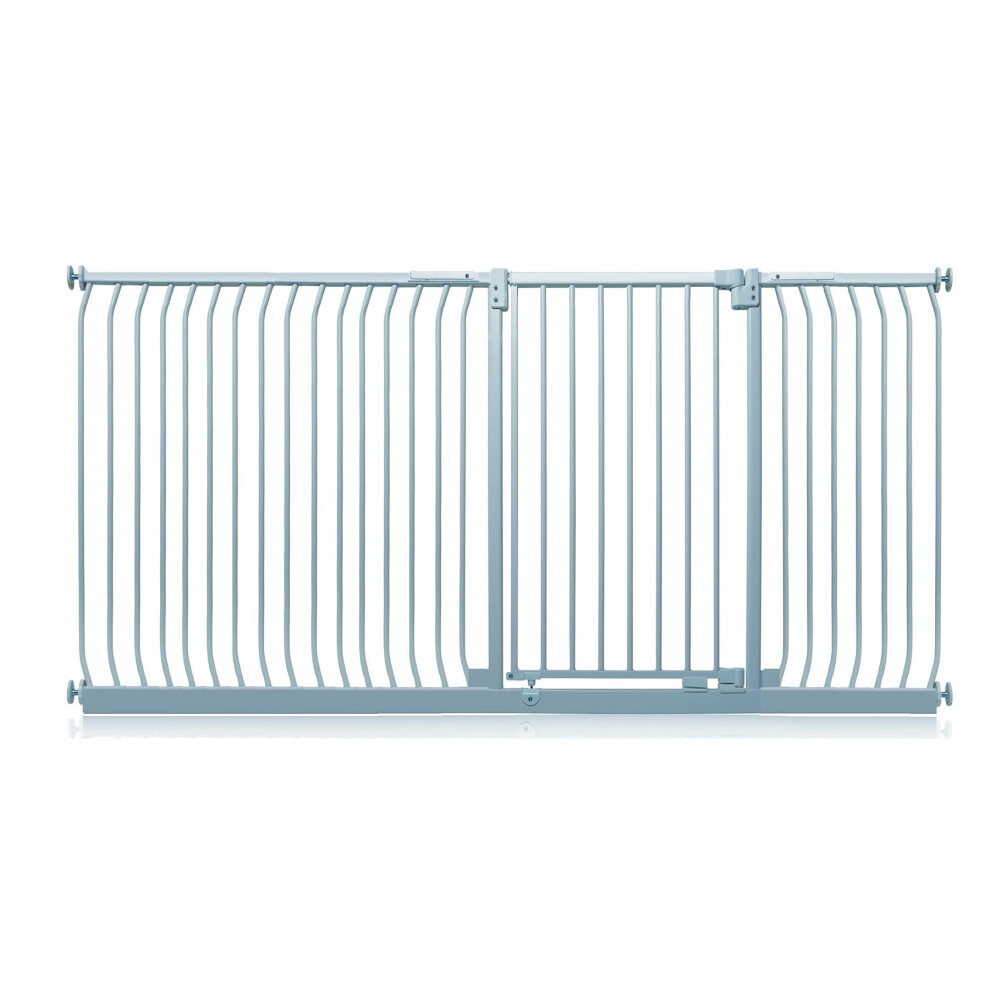 (Matt 225Cm - 234Cm) Extra Tall Elite Safety Gate Grey Safetots