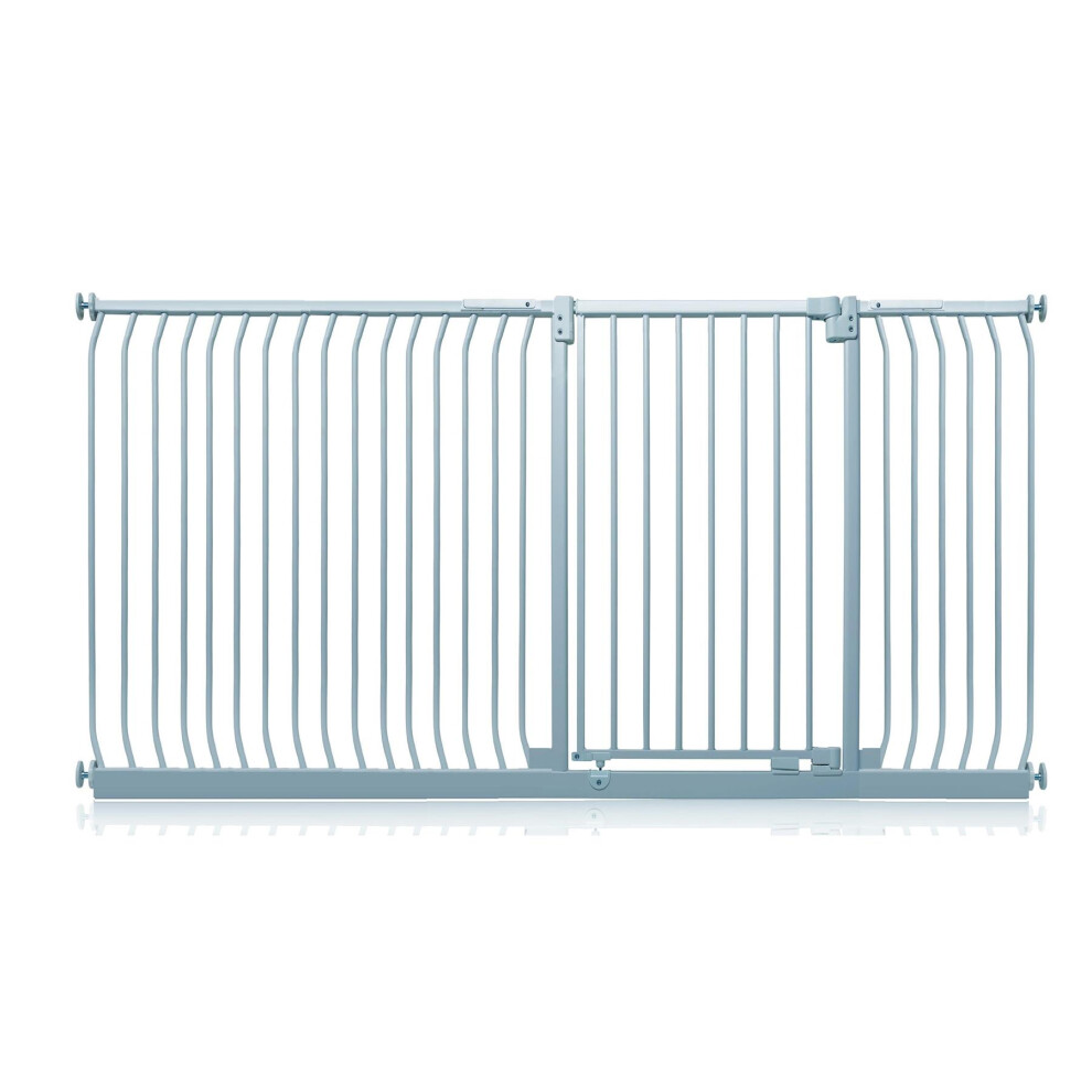 (Matt 216Cm - 225Cm) Extra Tall Elite Safety Gate Grey Safetots