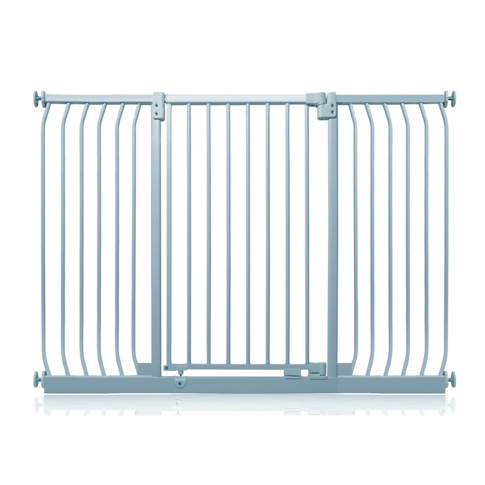 Safetots (Matt 143Cm - 152Cm) Extra Tall Elite Safety Gate Grey