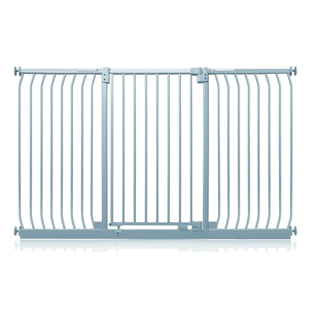 Safetots (Matt 179Cm - 188Cm) Extra Tall Elite Safety Gate Grey