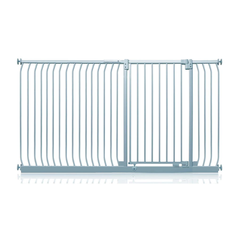 (Matt 198Cm - 207Cm) Extra Tall Elite Safety Gate Grey Safetots