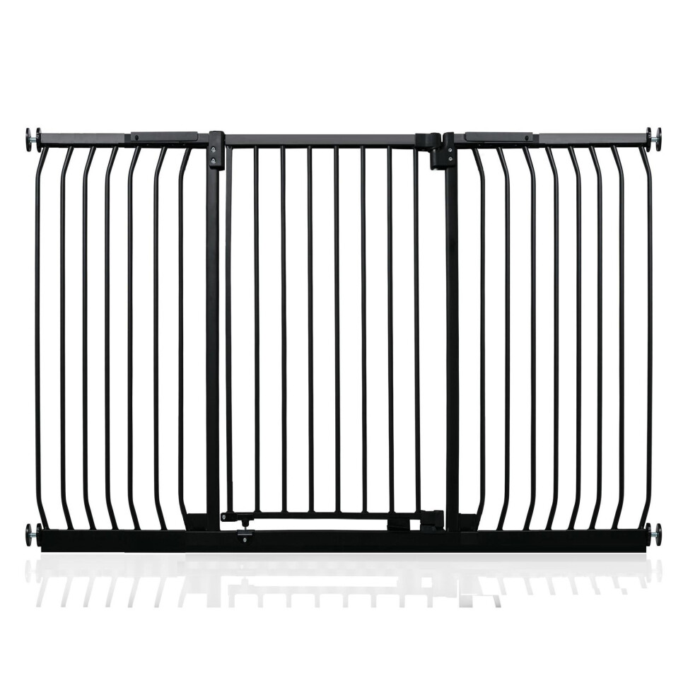 (Matt 170Cm - 179Cm) Extra Tall Elite Safety Gate Black Safetots