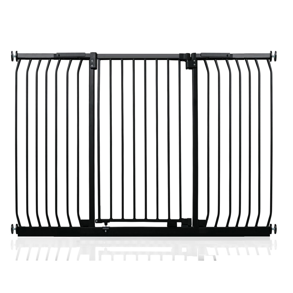 Safetots (Matt Black, 161Cm - 170Cm) Extra Tall Elite Safety Gate