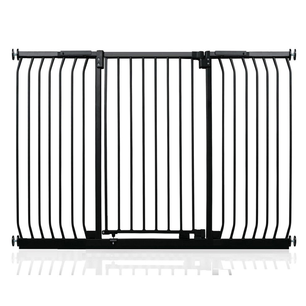 (Matt 152Cm - 161Cm) Extra Tall Elite Safety Gate Black Safetots