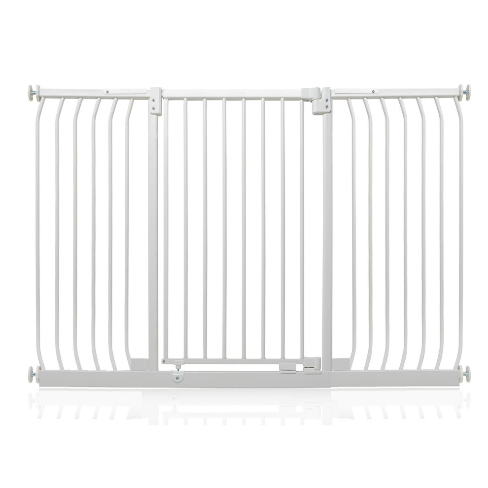 Safetots (Matt 152Cm - 161Cm) Extra Tall Elite Safety Gate White