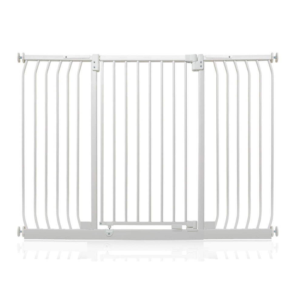 Safetots (Matt 143Cm - 152Cm) Extra Tall Elite Safety Gate White