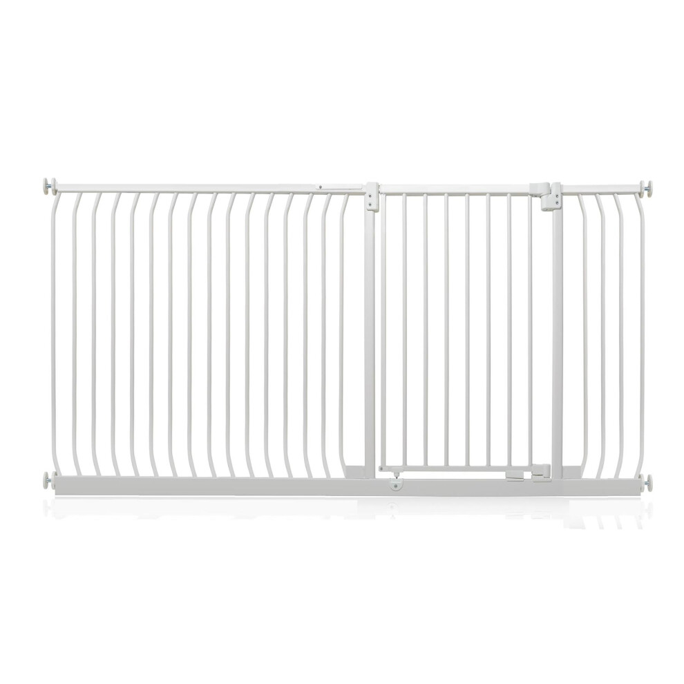 (Matt 189Cm - 198Cm) Extra Tall Elite Safety Gate White Safetots