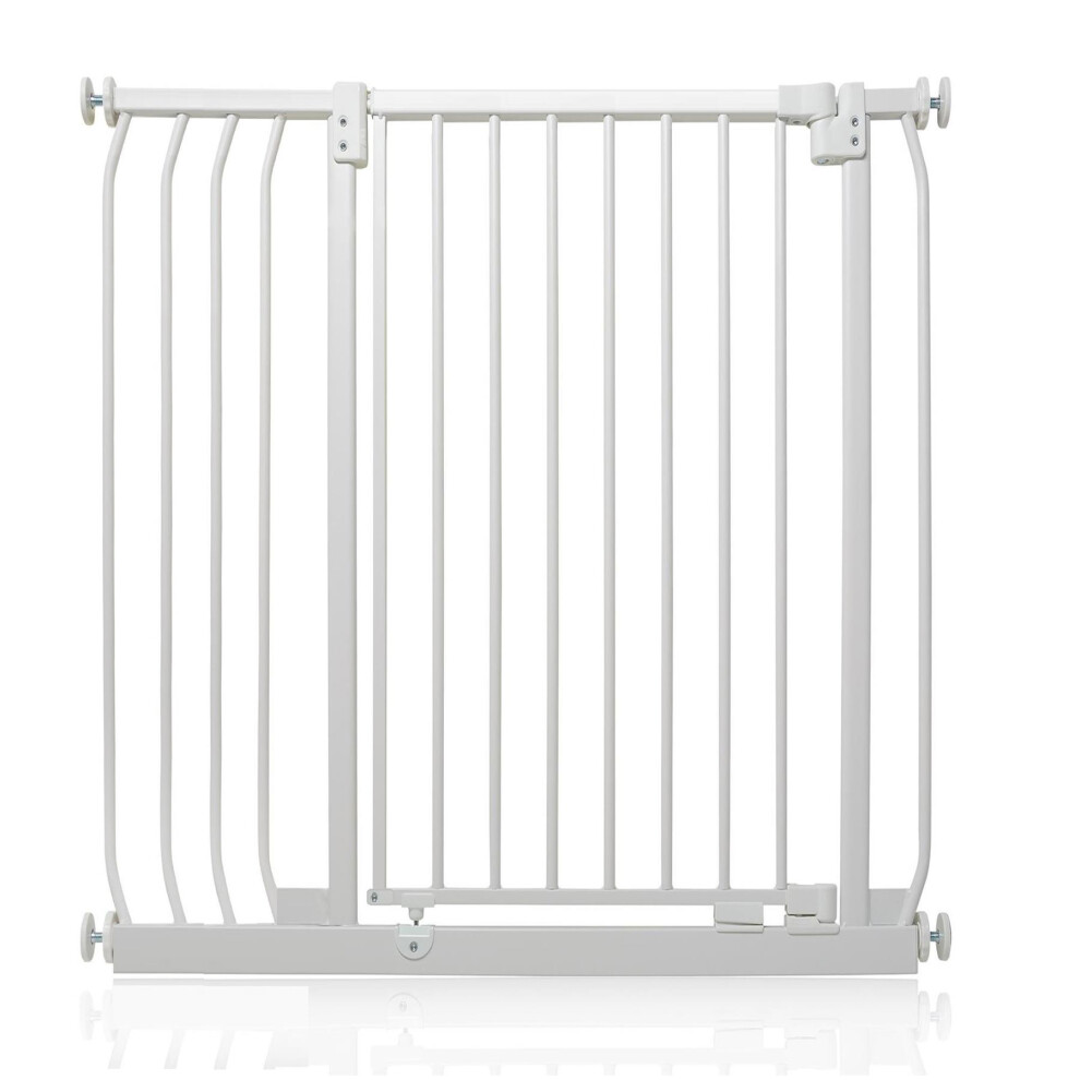 (Matt 89Cm - 98Cm) Extra Tall Elite Safety Gate White Safetots