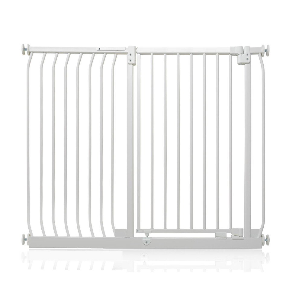 (Matt White, 125cm - 134cm) Safetots Extra Tall Elite Safety Gate-image-OPC-PH2NZTT-NEW